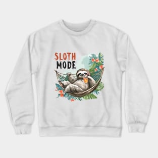 Sloth Mode: Lazy Paradise Crewneck Sweatshirt